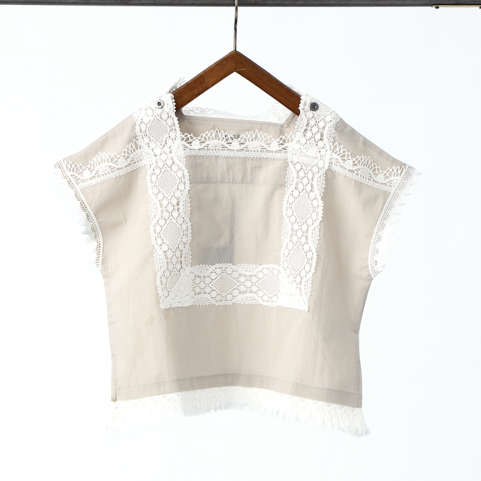 eLfinFolk エルフィンフォルク<br>Cotton lawn Lace Tops<br>elf-241F47/F48