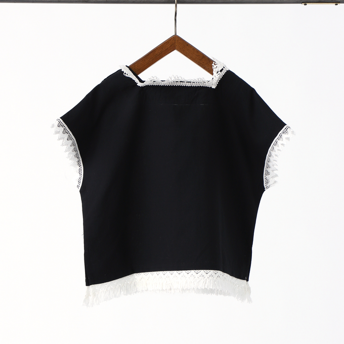 eLfinFolk エルフィンフォルク<br>Cotton lawn Lace Tops<br>elf-241F47/F48