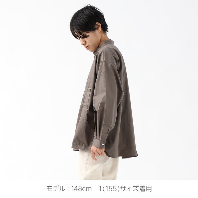 SWOON TOKYO<br>スーントウキョウ<br>スタンドカラーポケットシャツ<br>05-sw20-520-186
