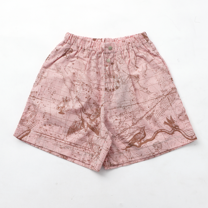 〈残り3Y(100cm)のみ〉eLfinFolk エルフィンフォルク<br>Noctua striped Shorts<br>elf-241F08