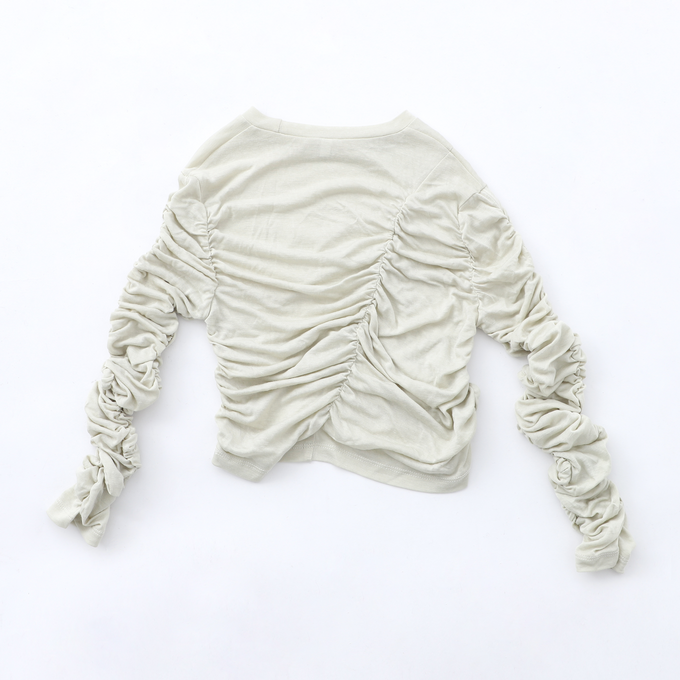 TOBOGGAN<br> トボガン<br>Shirring T-shirts