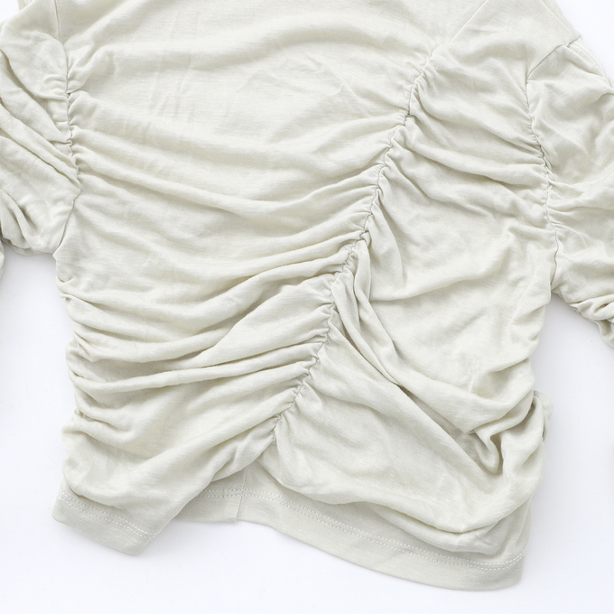 TOBOGGAN<br> トボガン<br>Shirring T-shirts