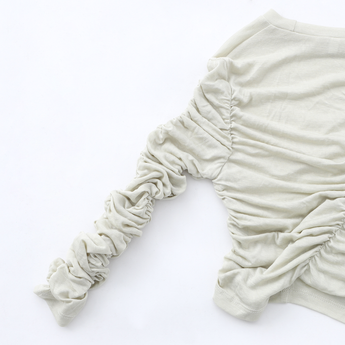 TOBOGGAN<br> トボガン<br>Shirring T-shirts