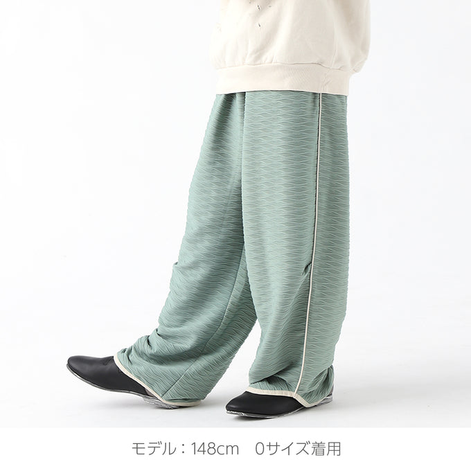 PARK MADE IN KYOTO<br>サイドパイピング膨れジャガードパンツ
