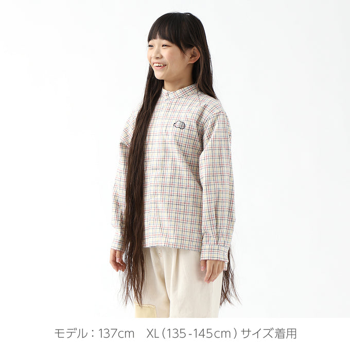 NUNUFORME ヌヌフォルム<br>inuinuシャギーチェックシャツ<br>61-nf20-509-194