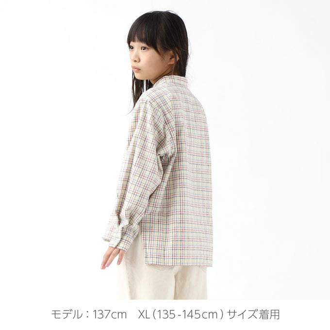 NUNUFORME ヌヌフォルム<br>inuinuシャギーチェックシャツ<br>61-nf20-509-194