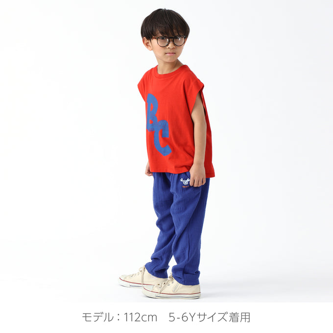 〈残り9-10Yのみ〉WEEKEND HOUSE KIDS<br>ウィークエンドハウスキッズ<br>Embroidered Pio Pio carrot pants<br>24129