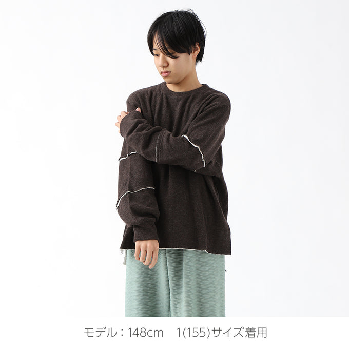 NUNUFORME ヌヌフォルム<br>裁ち切りスリーブT<br>67-nf20-948-673