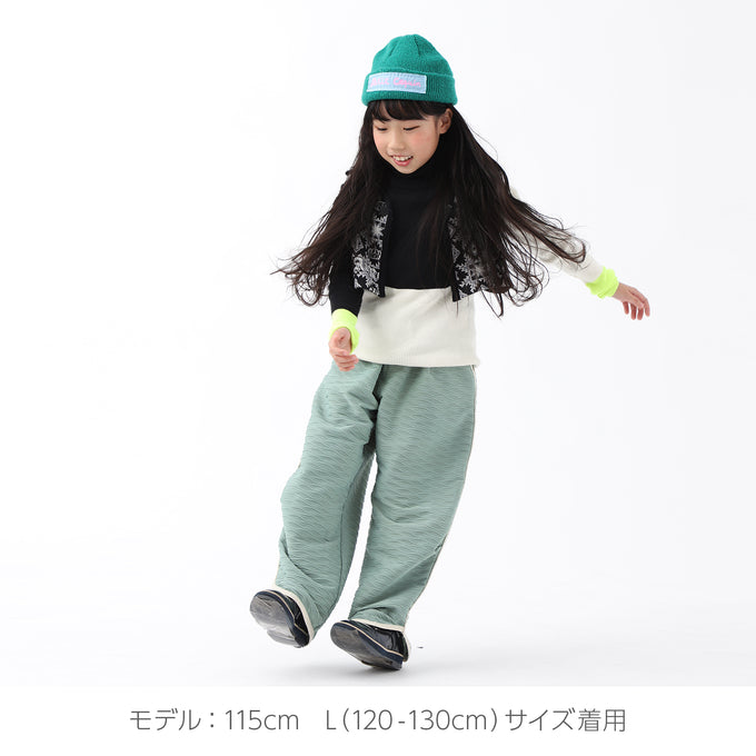 PARK MADE IN KYOTO<br>サイドパイピング膨れジャガードパンツ