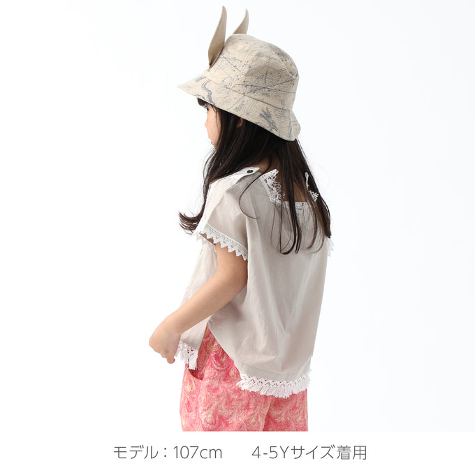 eLfinFolk エルフィンフォルク<br>Cotton lawn Lace Tops<br>elf-241F47/F48