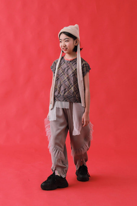 TOBOGGAN<br> トボガン<br>【26ssご予約5月中旬入荷予定】<br>sheer half vest