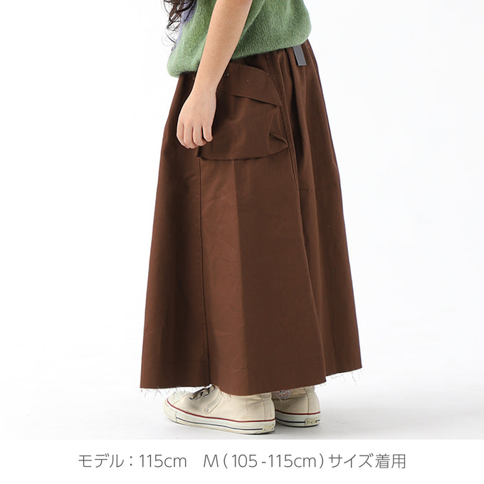 NUNUFORME ヌヌフォルム<br>ベルトアーミースカート<br>26-nf20-722-007