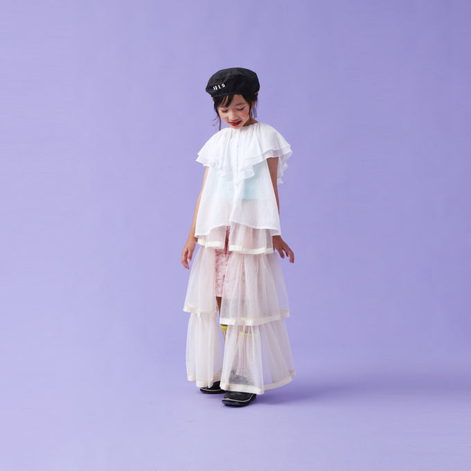 〈残り3Y(100cm)のみ〉eLfinFolk エルフィンフォルク<br>Noctua striped Shorts<br>elf-241F08