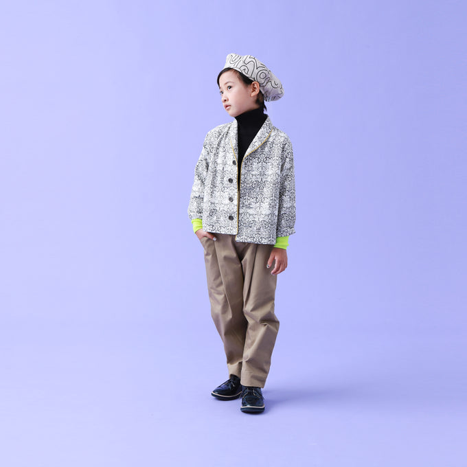 AU CLAIR DE LA LUNE<br>オークレール<br>ショールカラーJK<br>JK-2223-1