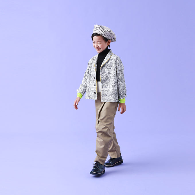 AU CLAIR DE LA LUNE<br>オークレール<br>ショールカラーJK<br>JK-2223-1