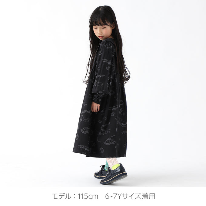 eLfinFolk エルフィンフォルク<br>AuRora tarina printed Dress<br>elf-232F03
