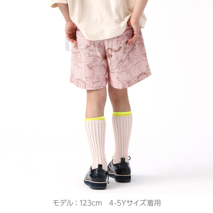 〈残り3Y(100cm)のみ〉eLfinFolk エルフィンフォルク<br>Noctua striped Shorts<br>elf-241F08