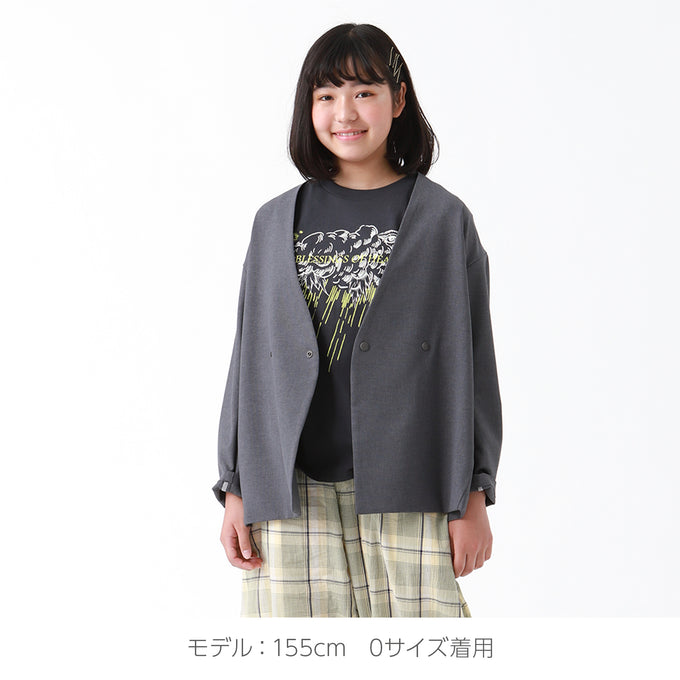 【0(155)のみ】MOUN TEN. マウンテン<br>22S-MJ04-1105b polyester canapa jacket