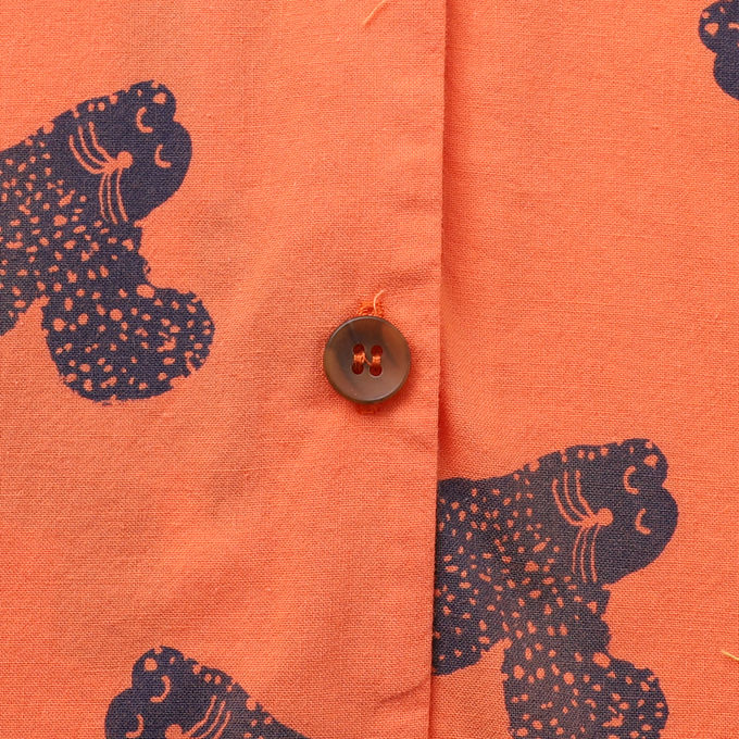 BOBOCHOSES<br>ボボショセス<br>Big Cat all over woven shirt<br>124AC036