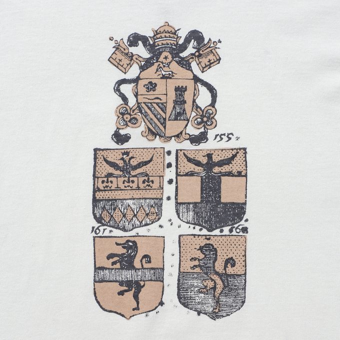 〈残り3Y(100cm)のみ〉eLfinFolk エルフィンフォルク<br>Clan emblem Tee<br>elf-241J01 /J02