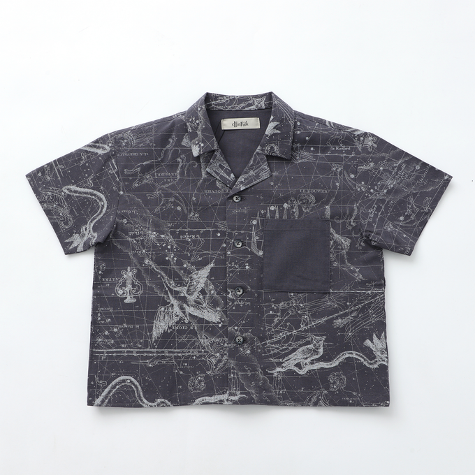 eLfinFolk エルフィンフォルク<br>Noctua Open collared Shirt<br>elf-241F12