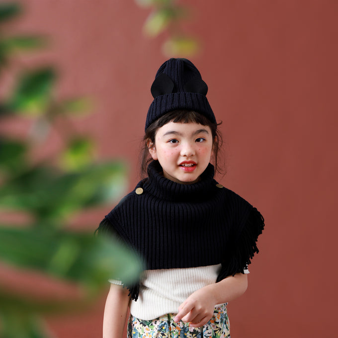 eLfinFolk エルフィンフォルク<br>Rib knit Knights cape<br>elf-232K34