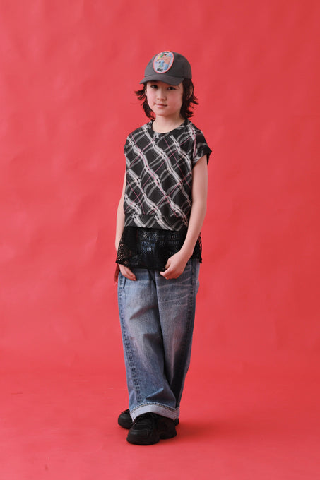 TOBOGGAN<br> トボガン<br>【26ssご予約5月中旬入荷予定】<br>sheer half vest