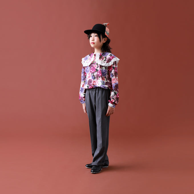 MOUNTEN. マウンテン<br>23S-MP67-1301 polyester canapa slacks