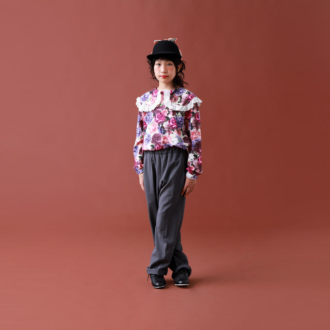 MOUNTEN. マウンテン<br>23S-MP67-1301 polyester canapa slacks