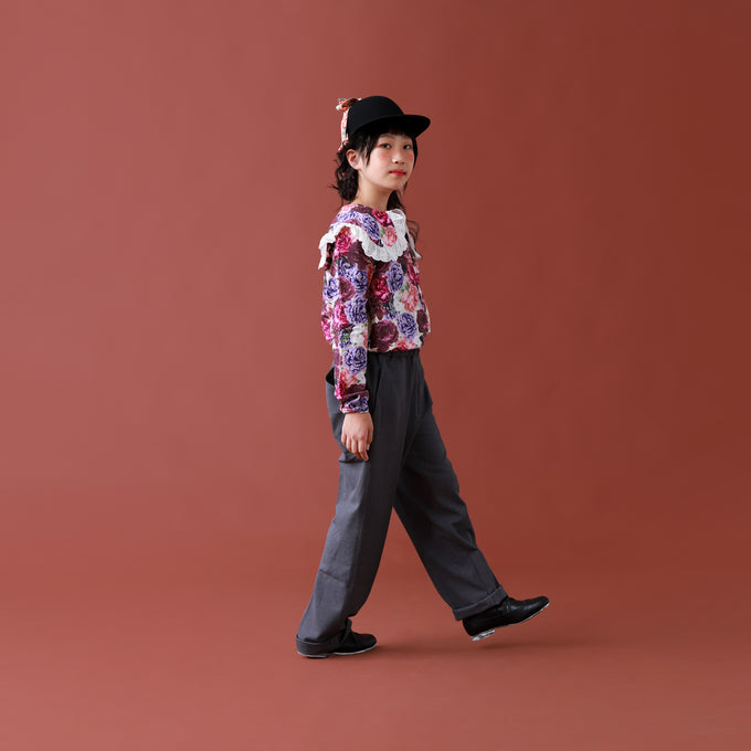 MOUNTEN. マウンテン<br>23S-MP67-1301 polyester canapa slacks