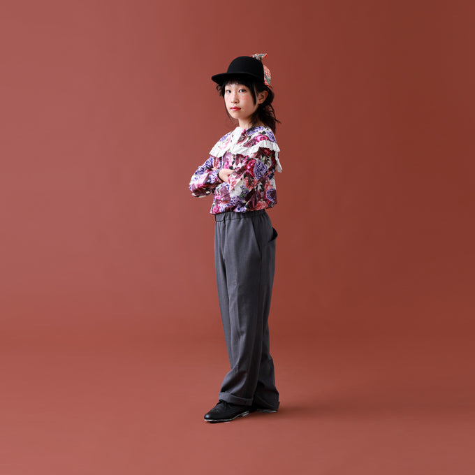 MOUNTEN. マウンテン<br>23S-MP67-1301 polyester canapa slacks