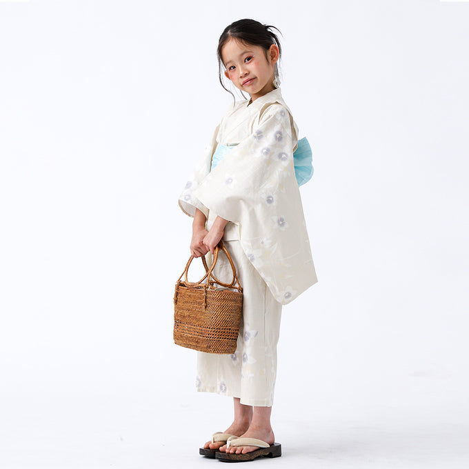 PARK MADE IN KYOTO Select<br>KIDS YUKATA<br>キッズ浴衣 兵児帯2点セット<br>セパレートワンピースタイプ
