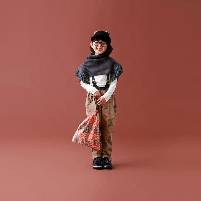 eLfinFolk エルフィンフォルク<br>Rib knit Knights cape<br>elf-232K34