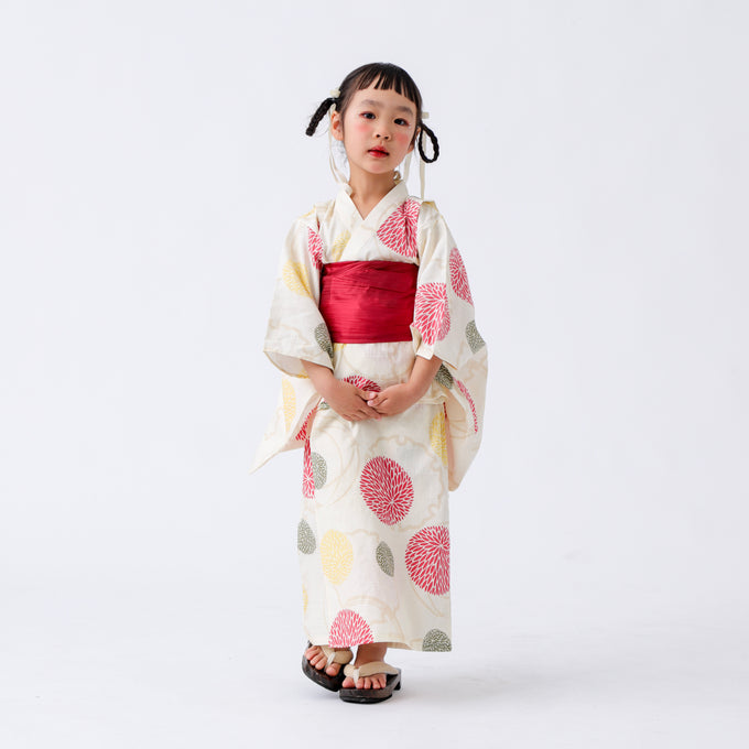 PARK MADE IN KYOTO Select<br>KIDS YUKATA<br>キッズ浴衣 兵児帯2点セット<br>セパレートワンピースタイプ