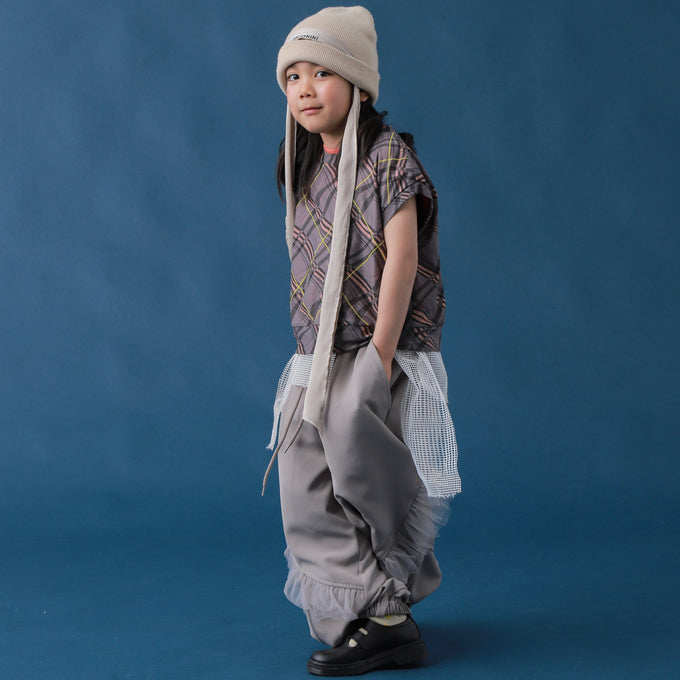 TOBOGGAN<br> トボガン<br>frill zip pants