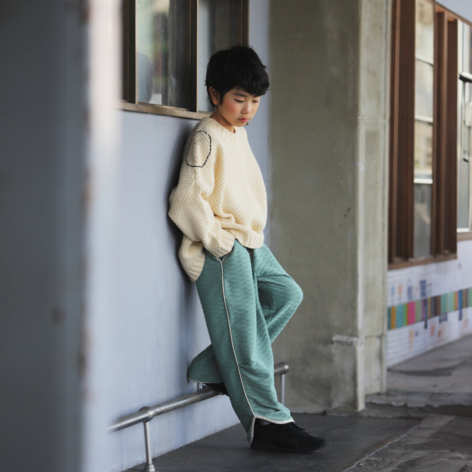 PARK MADE IN KYOTO<br>サイドパイピング膨れジャガードパンツ