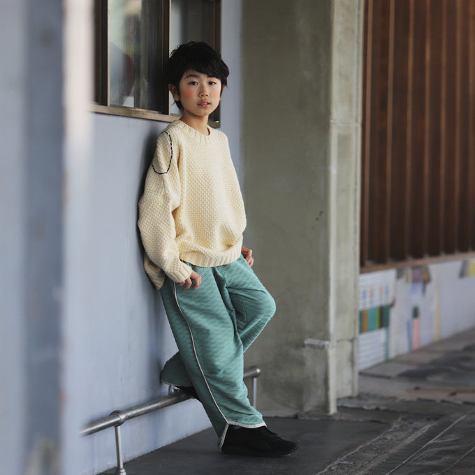 PARK MADE IN KYOTO<br>サイドパイピング膨れジャガードパンツ