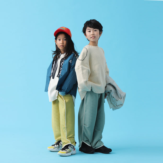 PARK MADE IN KYOTO<br>サイドパイピング膨れジャガードパンツ