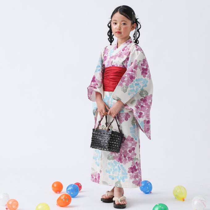 PARK MADE IN KYOTO Select<br>KIDS YUKATA<br>キッズ浴衣 兵児帯2点セット<br>セパレートワンピースタイプ