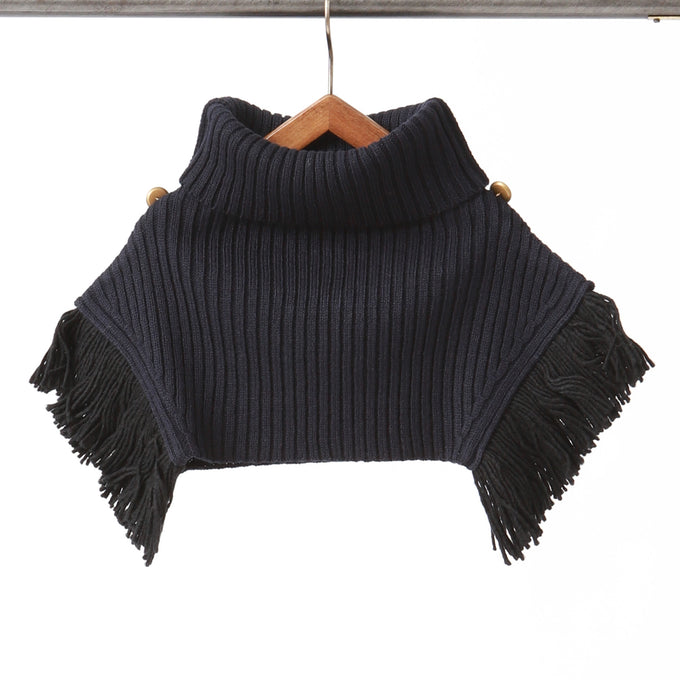 eLfinFolk エルフィンフォルク<br>Rib knit Knights cape<br>elf-232K34