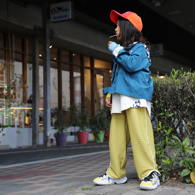 PARK MADE IN KYOTO<br>サイドパイピング膨れジャガードパンツ