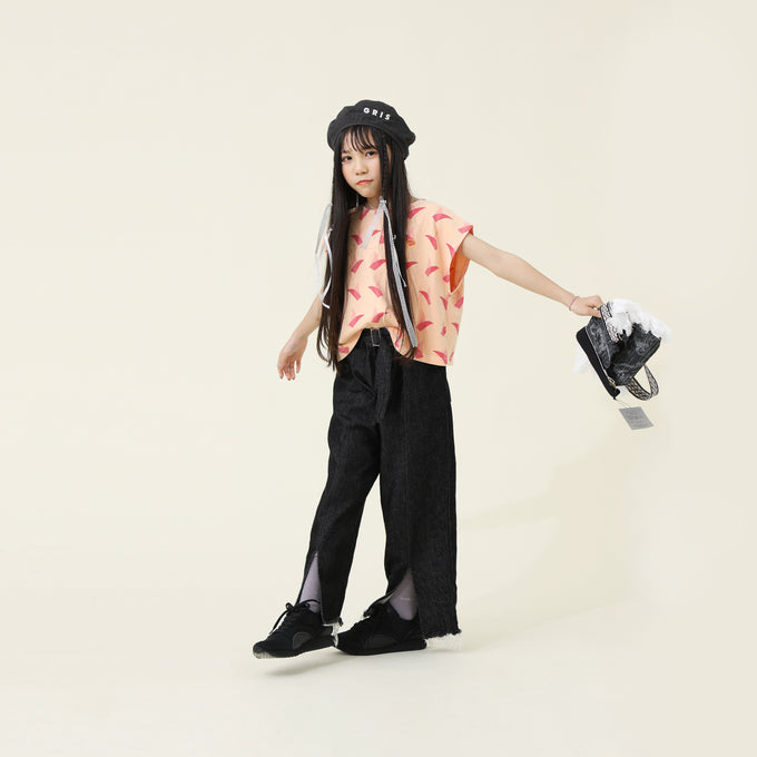 〈残り12Yのみ〉Wynken ウィンケン<br>総柄ビックTEE<br>WK16J20