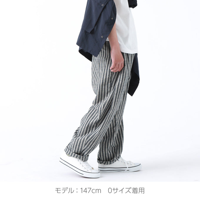 PARK MADE IN KYOTO<br>Side tuck Pants<br>しじら織ver. Type2