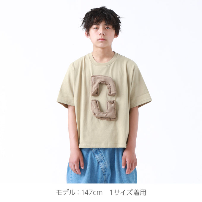 NUNUFORME ヌヌフォルム<br>24-nf19-916-505<br>3D nu ロゴT