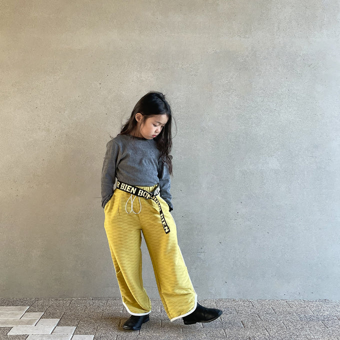 PARK MADE IN KYOTO<br>サイドパイピング膨れジャガードパンツ