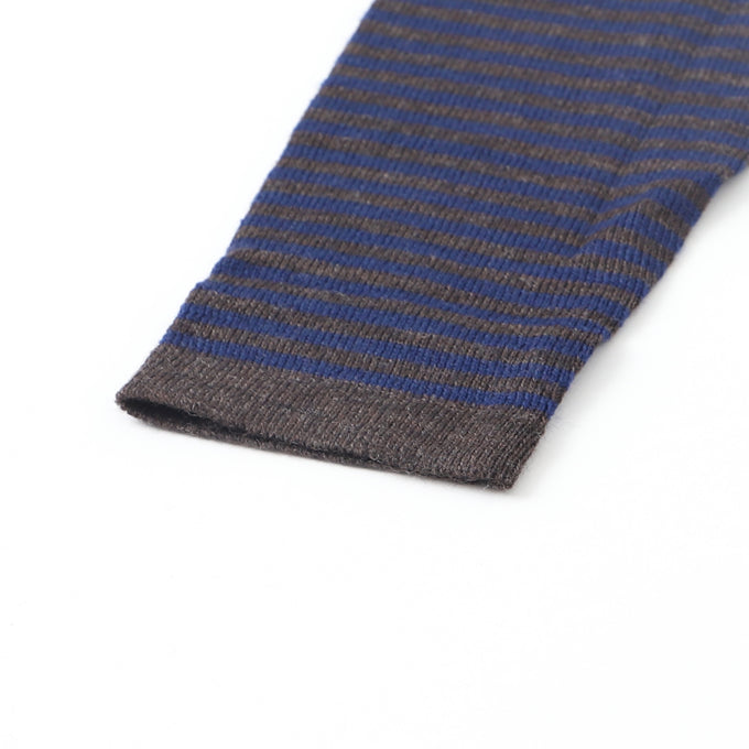 FUBファブ<br>BORDER襟付きニットトップス navy<br>440710391