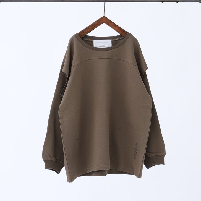 toboggan<br> トボガン<br>スリットロングスリーブTEE