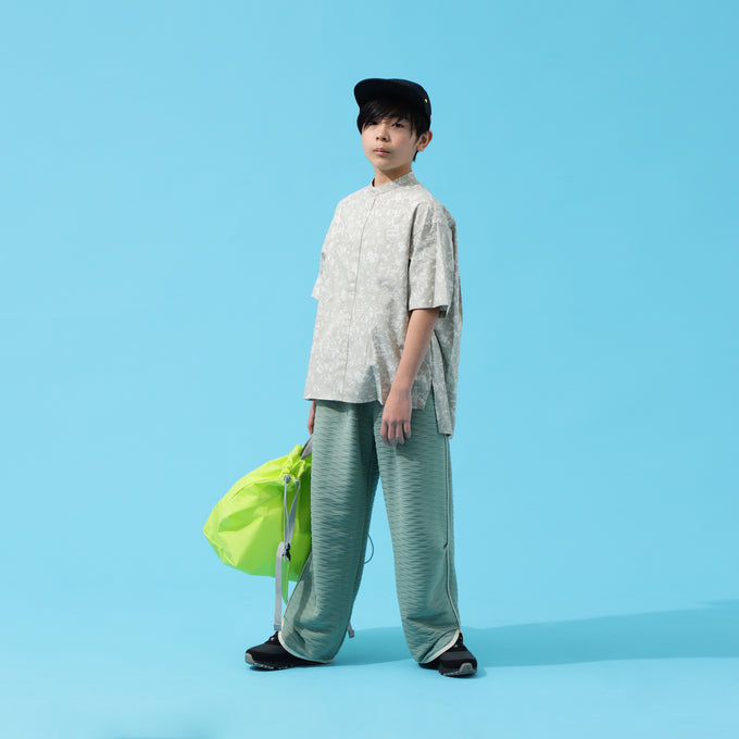 PARK MADE IN KYOTO<br>サイドパイピング膨れジャガードパンツ