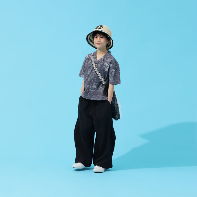 eLfinFolk エルフィンフォルク<br>Noctua Open collared Shirt<br>elf-241F12