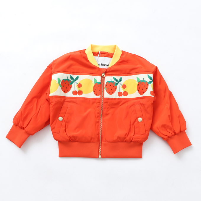 〈残り116/122のみ〉minirodini<br>ミニロディーニ<br>Fruit柄 スカジャン<br>2371010242
